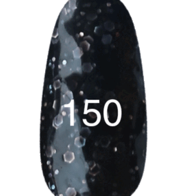 Gellac n. 150 (nero con mica grande e fine) 12 ml
