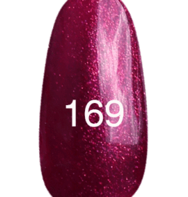 Gellac n. 169 (ciliegia scura con glitter rosa) 8 ml.