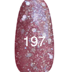 Gellac n. 197 (rosa con perla, glitter) 12 ml.
