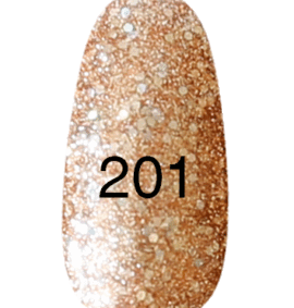 Gellac n. 201 (bronzo con glitter) 8 ml.