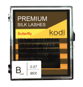 Ciglia B 0.07 (6 file: 10/11/12 mm), confezione Farfalla