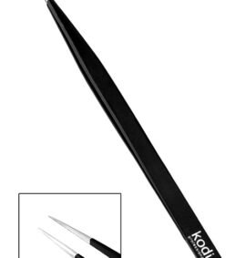 Pinzetta dritta per estensione ciglia, 14 cm