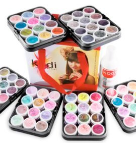 Set di acrilici colorati in valigetta